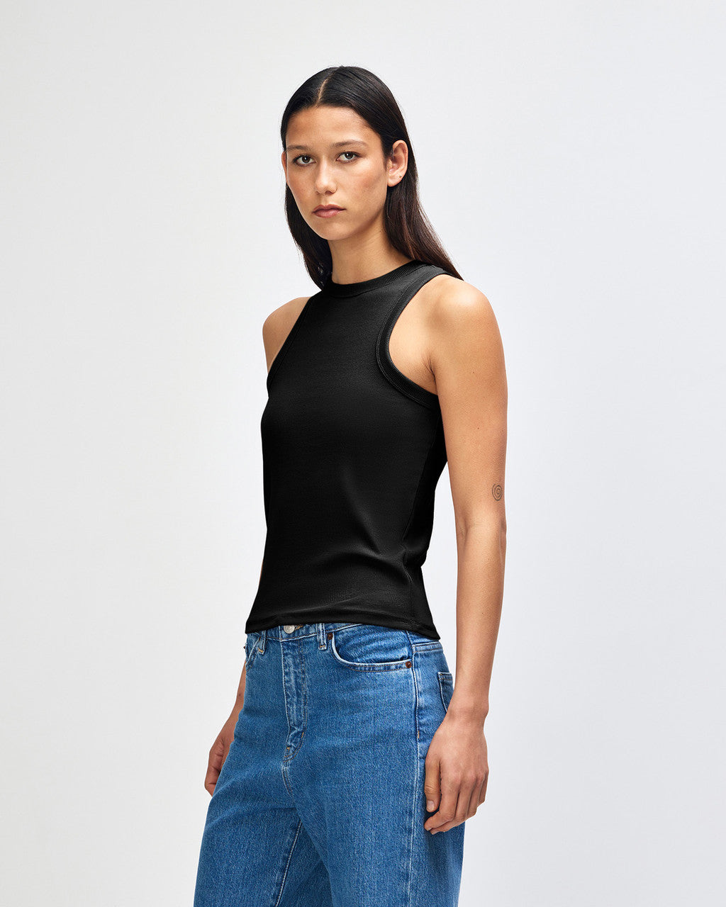 American Apparel Baby Rib Women's Fitted Tank