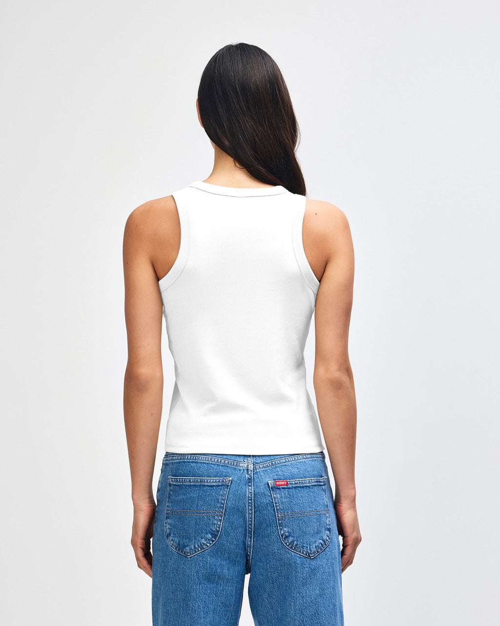 American Apparel Baby Rib Women's Fitted Tank