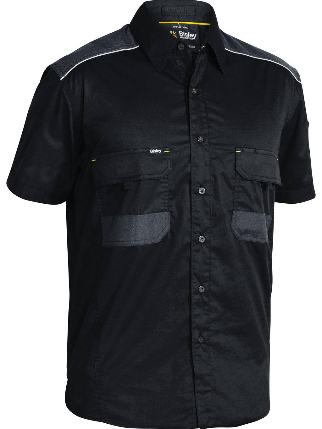 Flx & Move™ Mechanical Stretch Shirt - Black