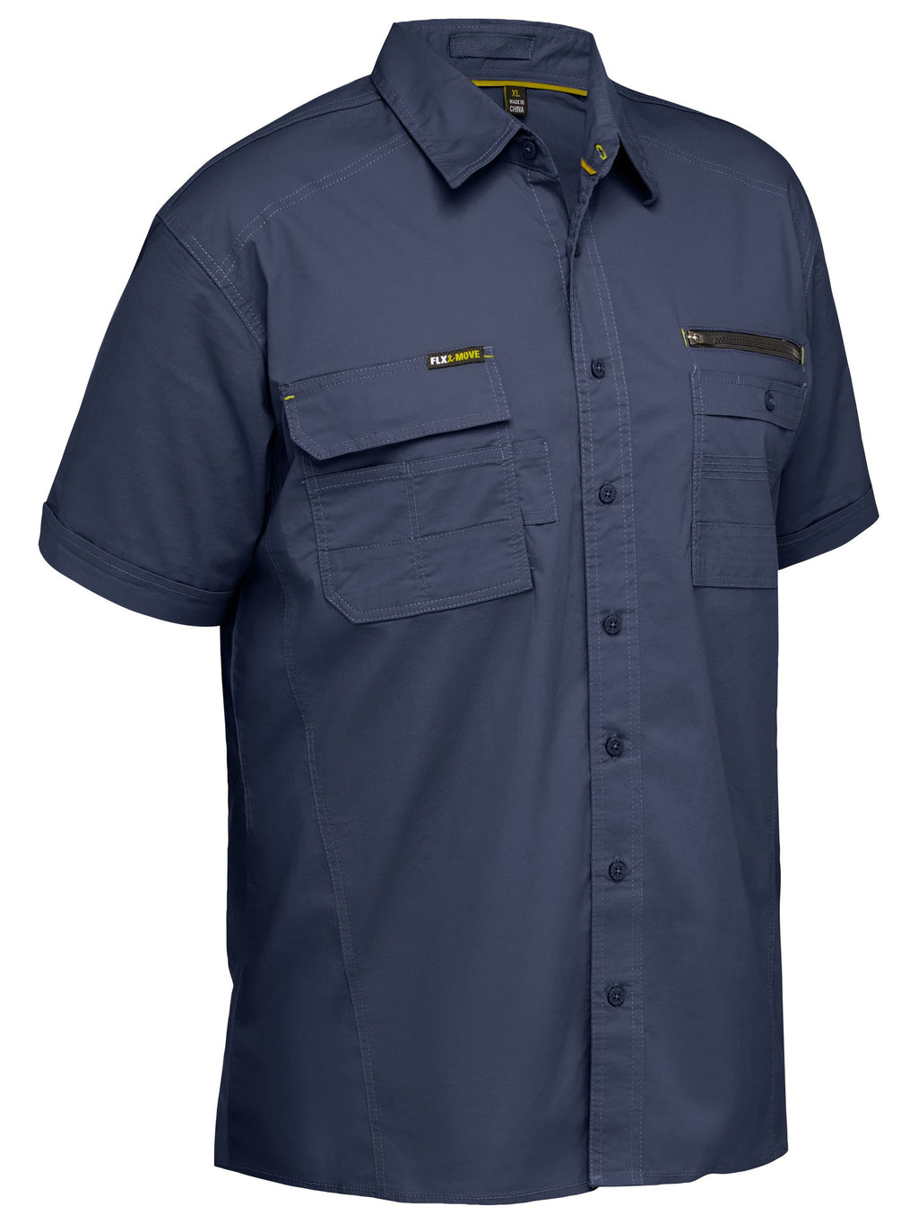 Flx & Move™ Utility Work Shirt - Navy