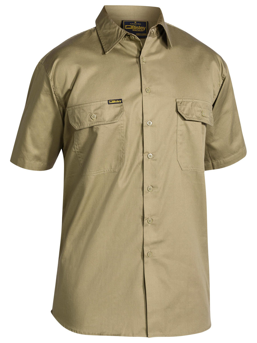 Cool Lightweight Drill Shirt - Khaki