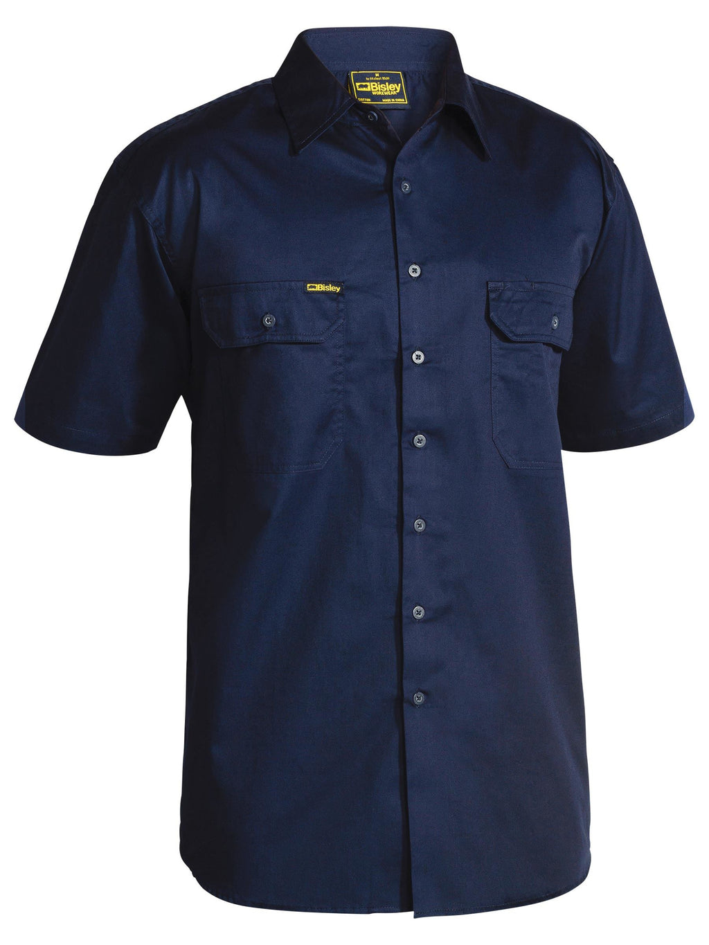 Cool Lightweight Drill Shirt - Navy