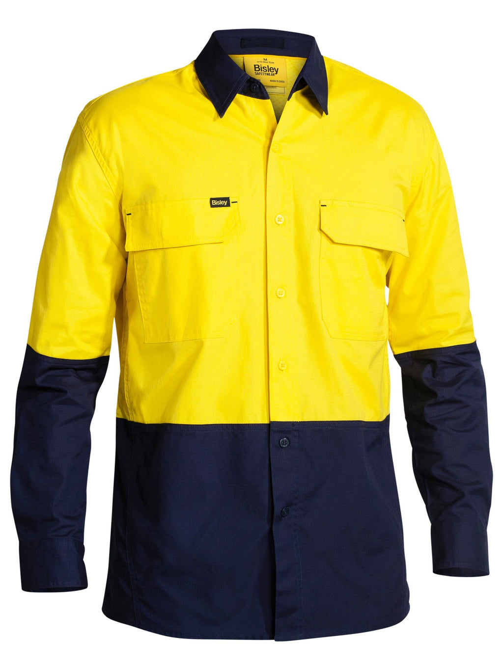 X Airflow™ Hi Vis Ripstop Shirt - Yellow/Navy