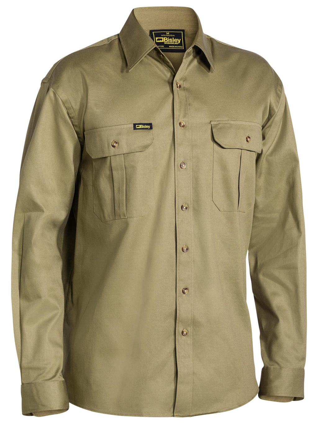Original Cotton Drill Shirt - Long Sleeve - Khaki