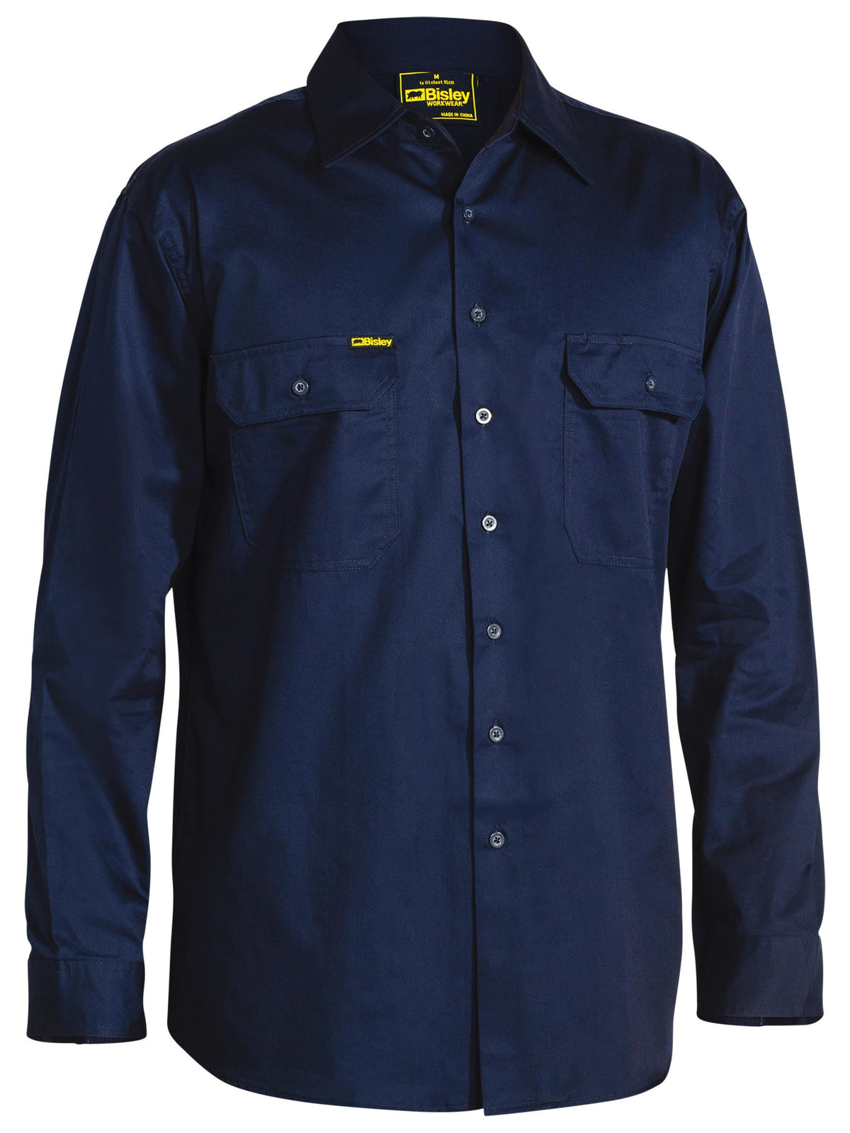 Cool Lightweight Drill Shirt - Navy