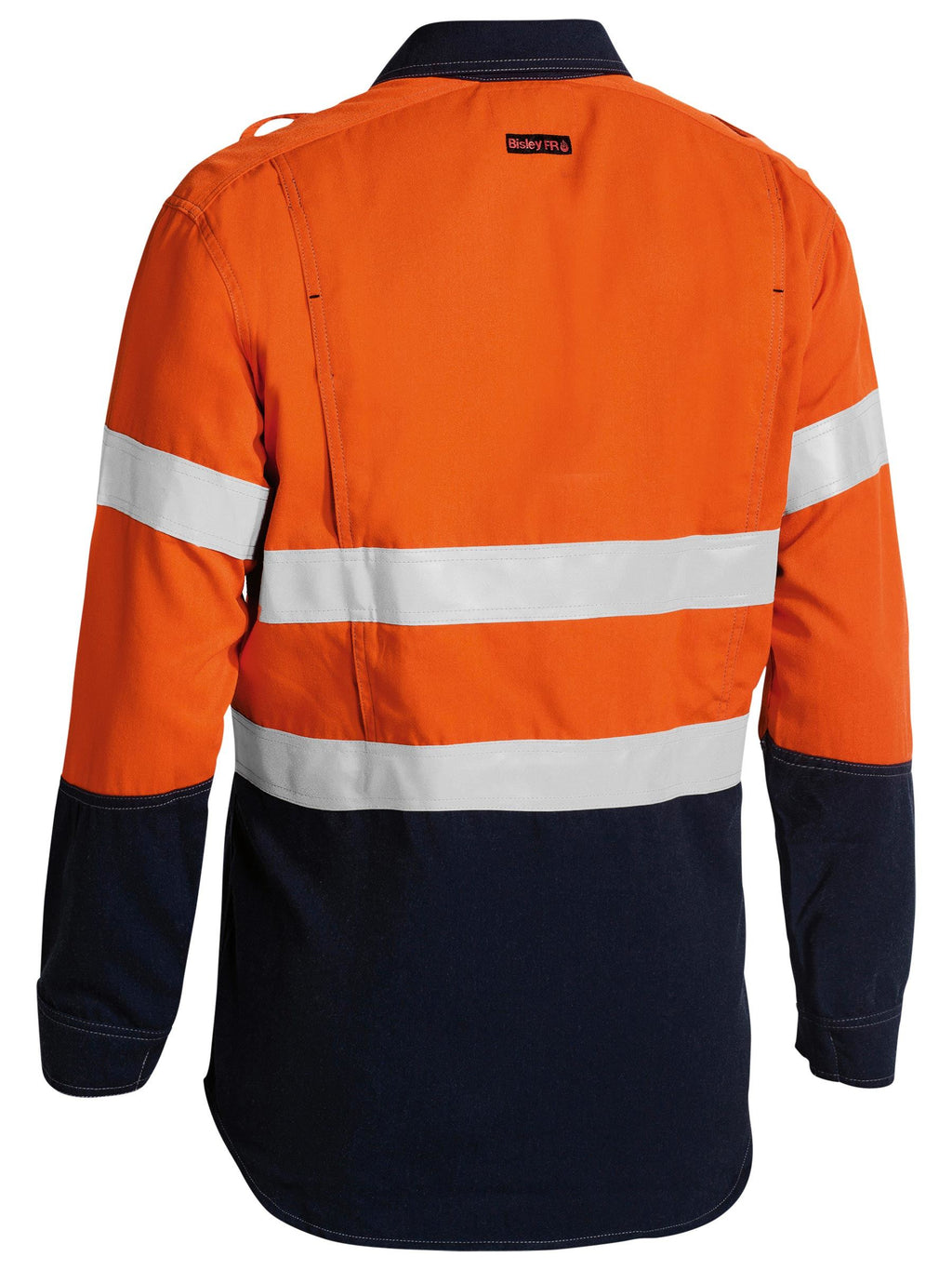 TenCate Tecasafe® Plus 700 Taped Hi Vis FR Vented Shirt - Orange/Navy