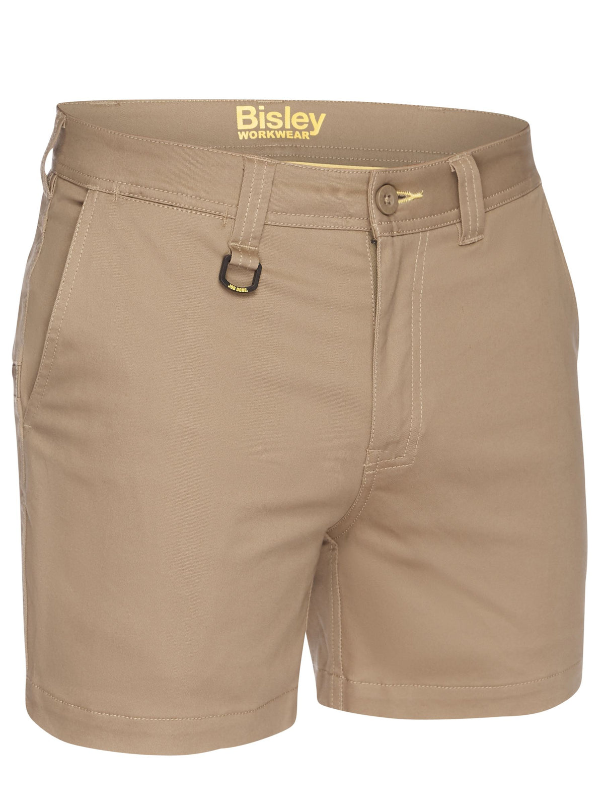Stretch Cotton Drill Short Short - Khaki