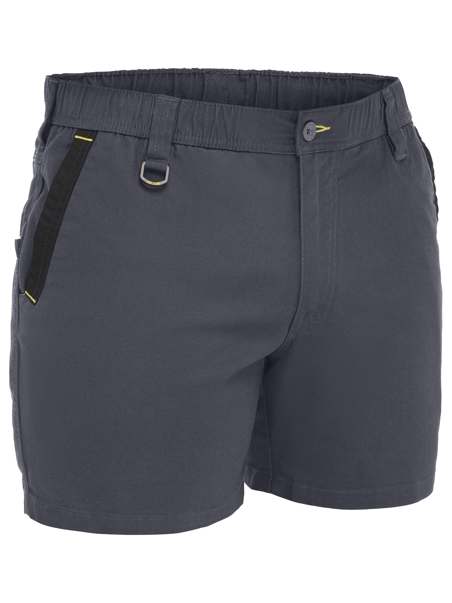Flx & Move™ Elastic Waist Stretch Short Shorts - Charcoal