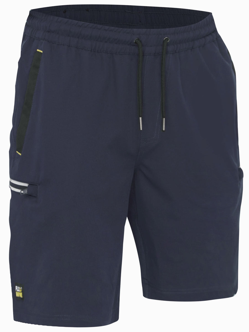 Flx & Move™ 4-Way Stretch Elastic Waist Cargo Short - Navy