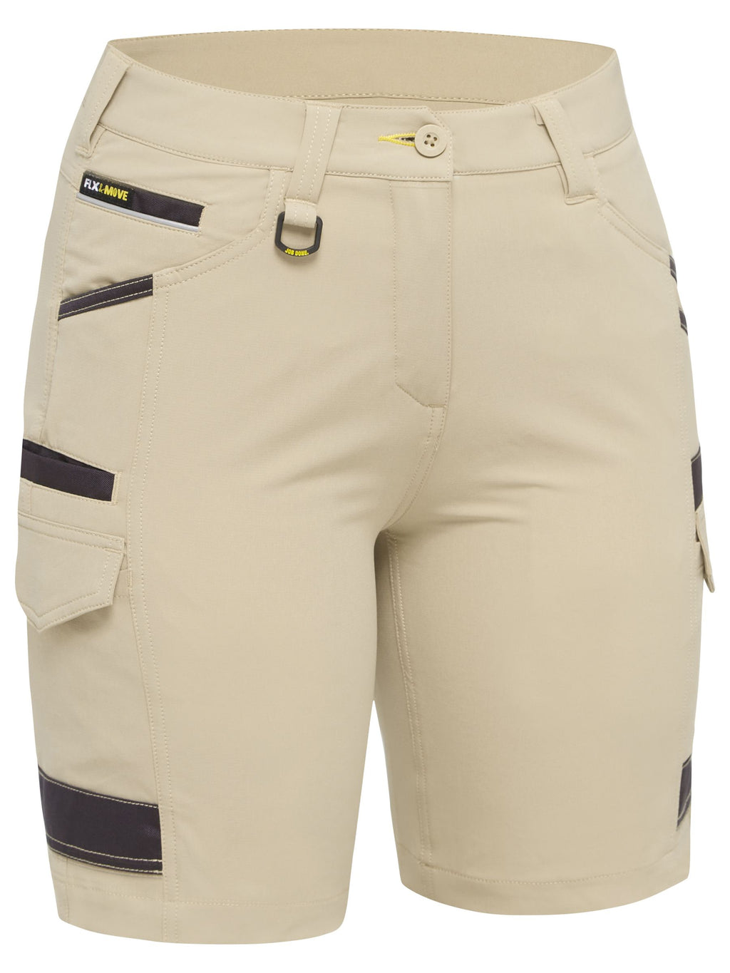 Women's Flx & Move™ 4-Way Stretch Zip Cargo Short - Stone