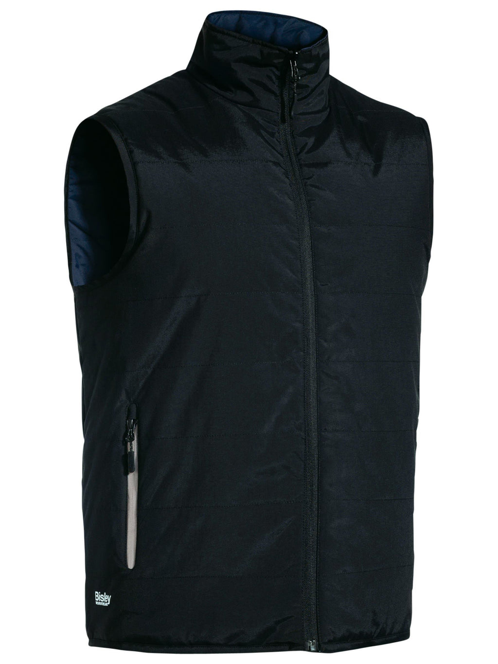 Reversible Puffer Vest - Black