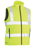Taped Hi Vis Puffer Vest - Yellow
