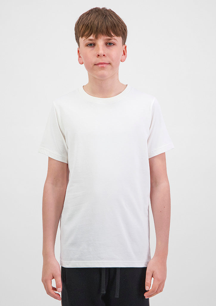 Basis Youth Short Sleeve Tee - Ecru