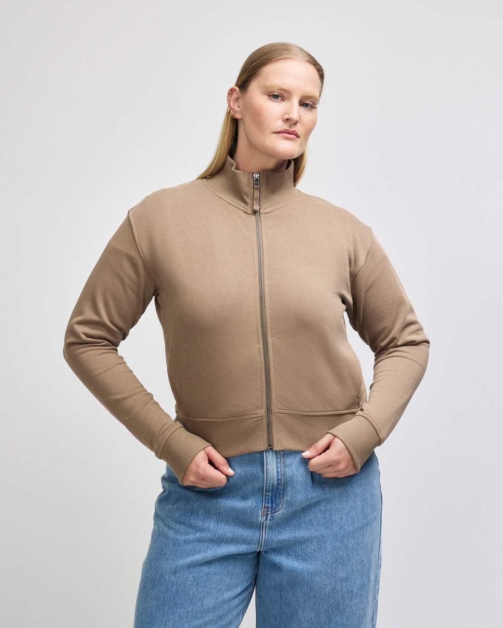 American Apparel French Terry Women's Full-Zip Jacket