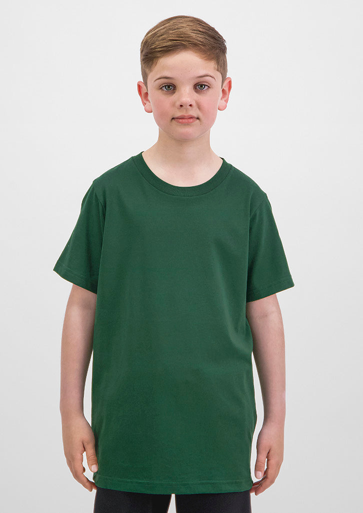 Basis Kids Short Sleeve Tee - Forest