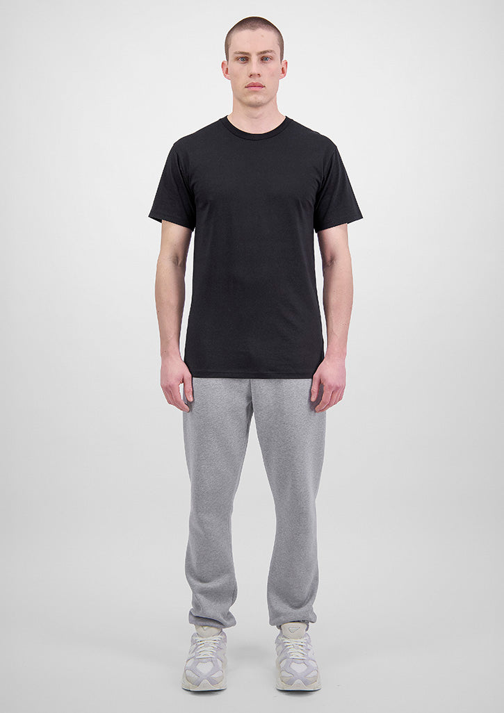 Basis Mens Track Pant - Grey Marle