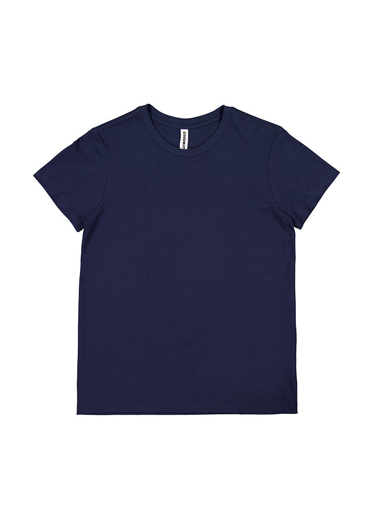 Basis Womens Short Sleeve Tee - back view