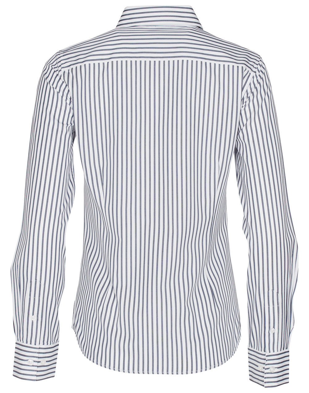 Benchmark M8310Q Women's Executive Sateen Stripe 3/4 Sleeve Shirt