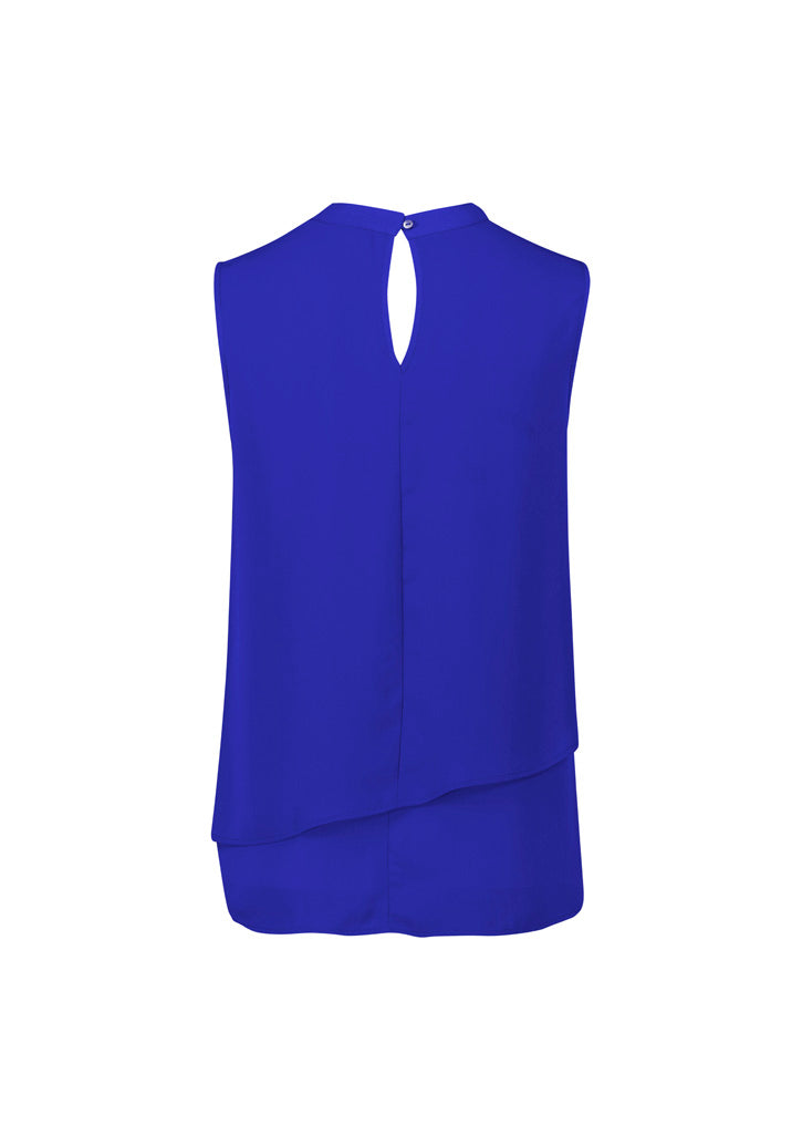 RB260LN Womens Seville Sleeveless Layered Blouse