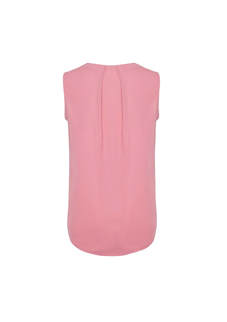 RB973LN Womens Estelle Sleeveless Pleat Detail Blouse