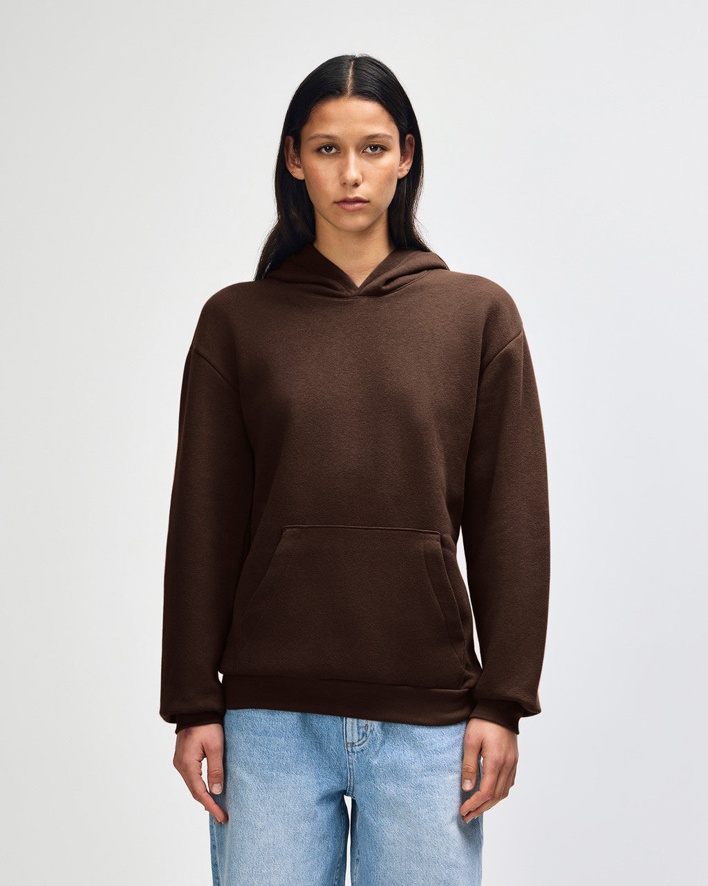 American Apparel Reflex Fleece Unisex Hooded Sweatshirt - Brown