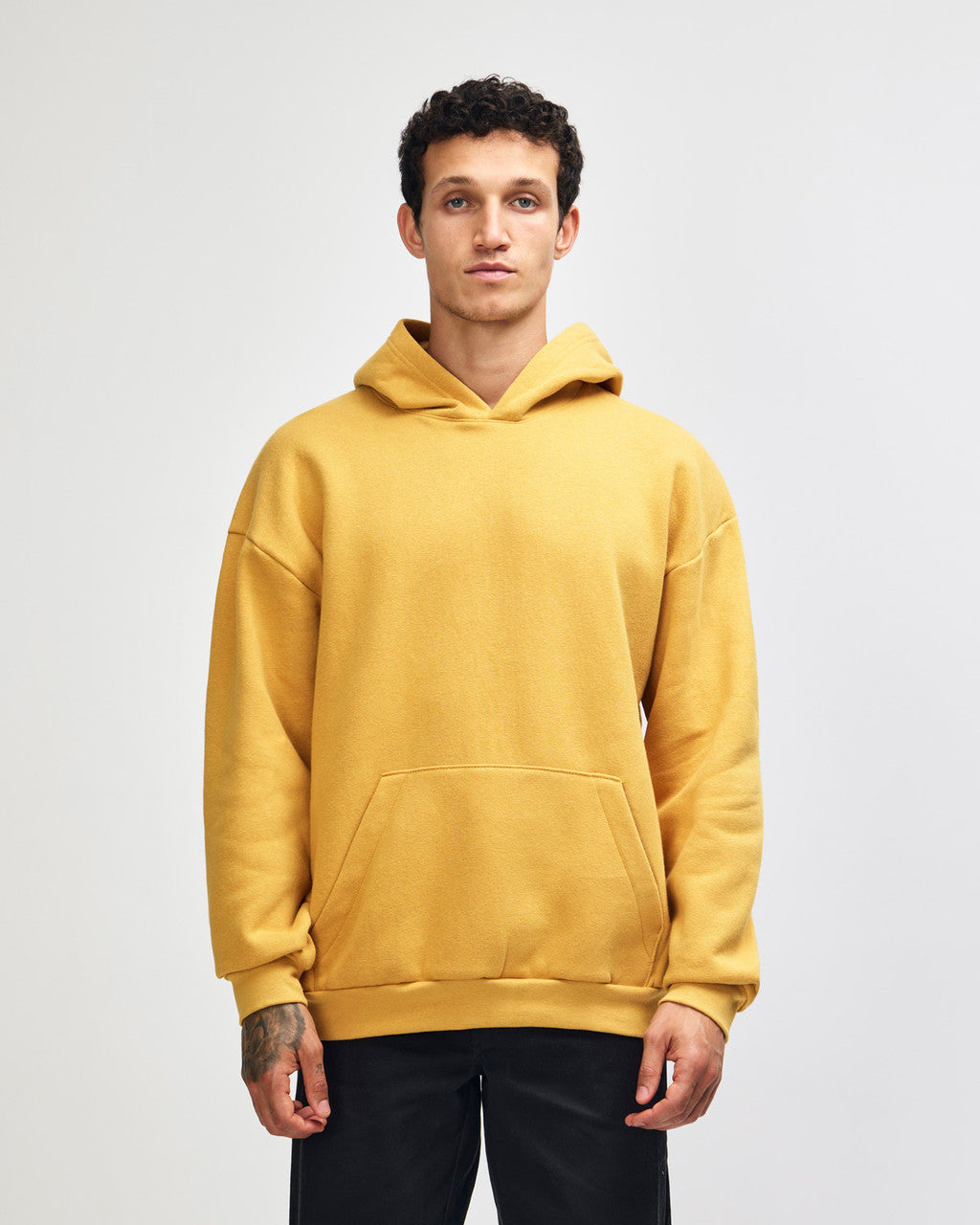 American Apparel Reflex Fleece Unisex Hooded Sweatshirt - Mustard