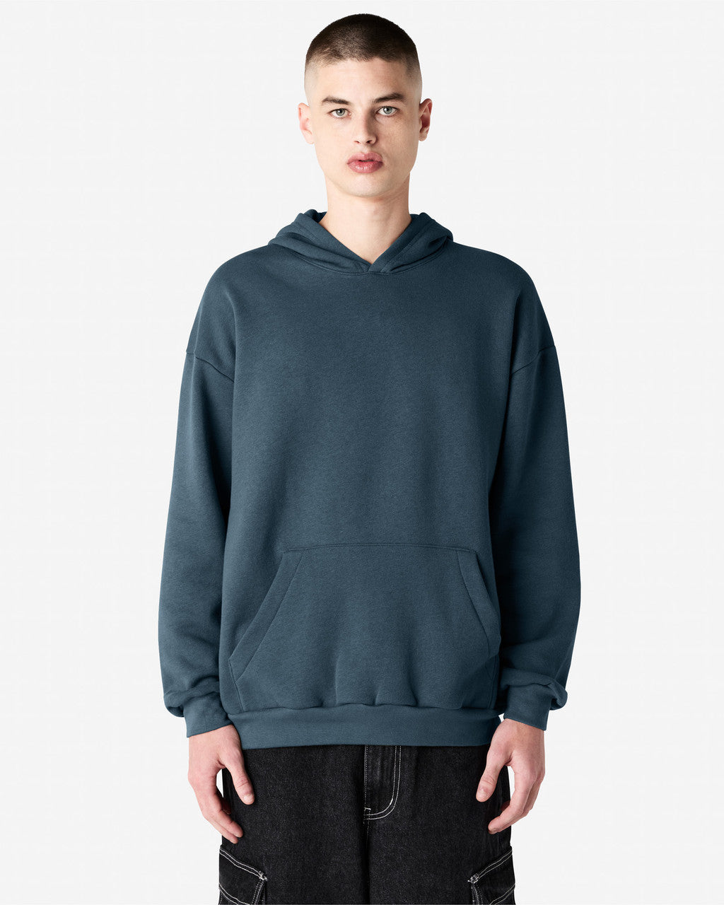 American Apparel Reflex Fleece Unisex Hooded Sweatshirt - Sea Blue