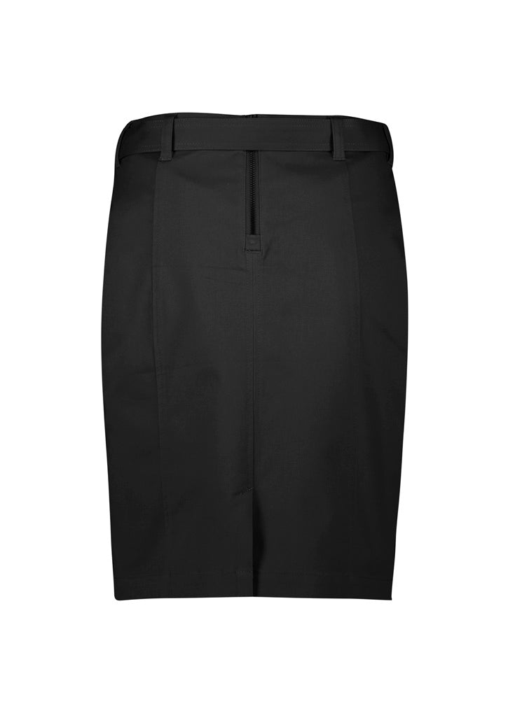 RGS264L Womens Mid Waist Stretch Chino Skirt