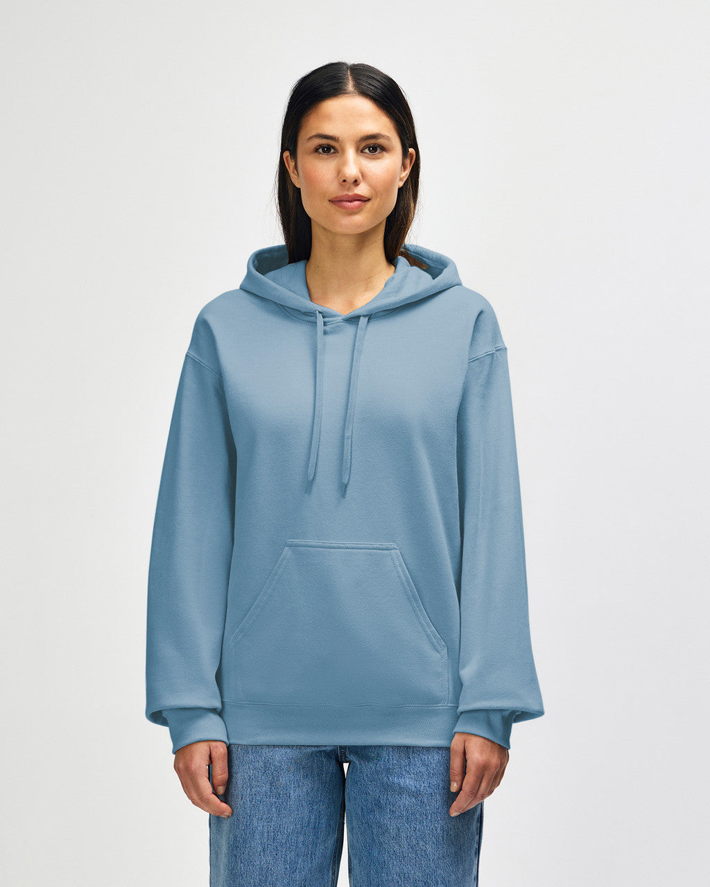 Gildan Softstyle Adult Hooded Sweatshirt - Stone Blue