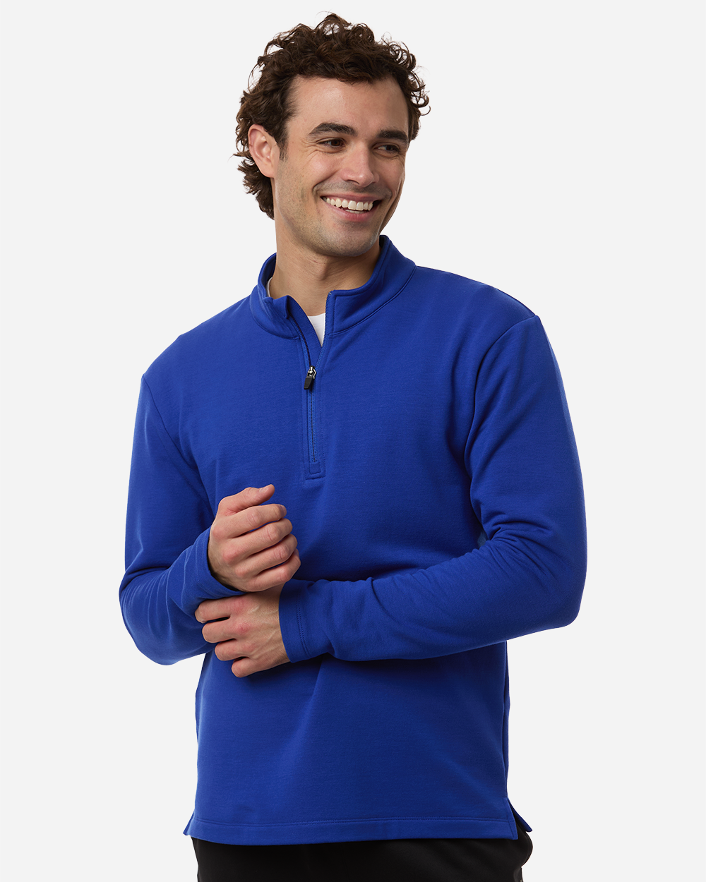 ALL PRO Men's Stretch Fleece 1/4 Zip - Royal