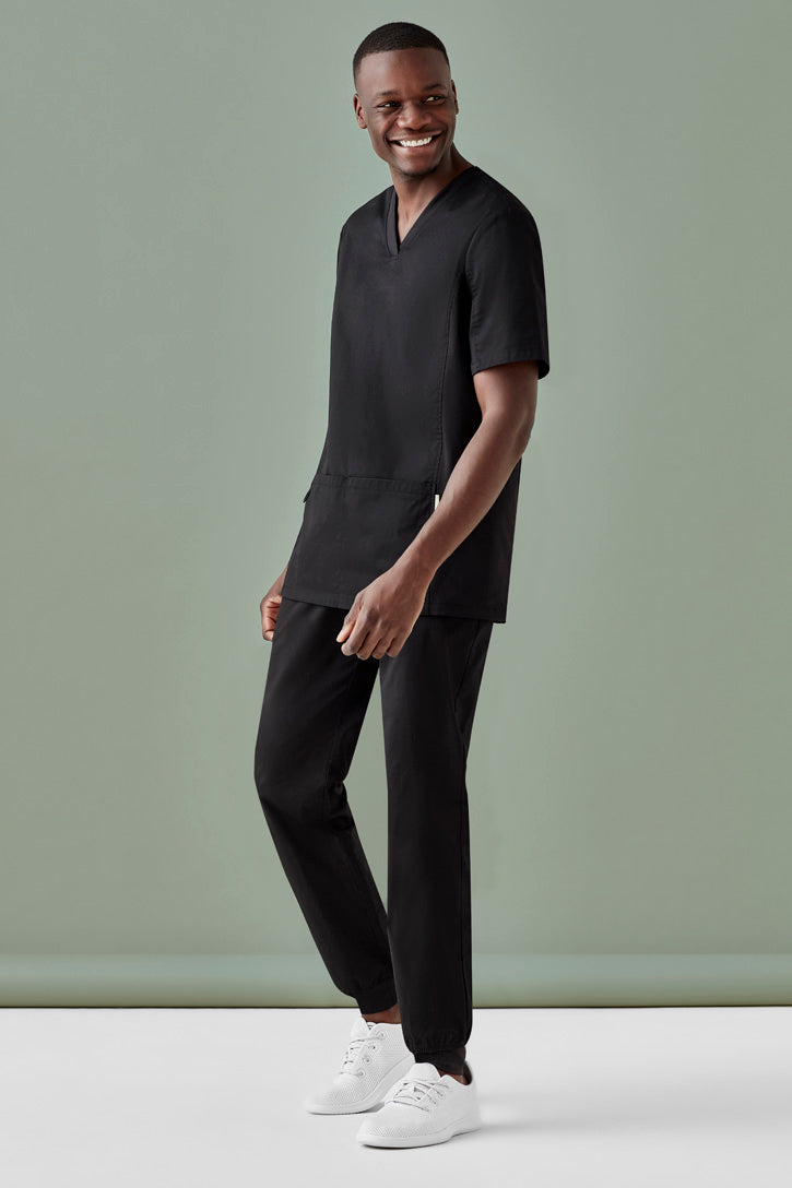 Biz Care Mens Riley Slim Leg Jogger Scrub Pant CSP042ML