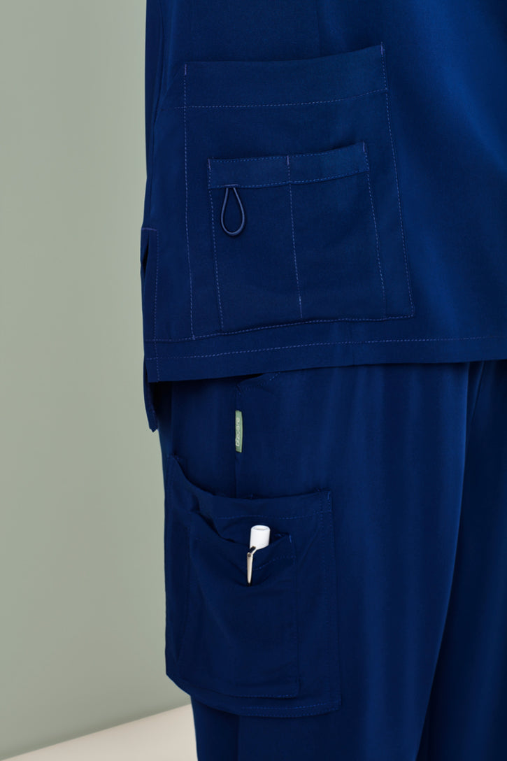 Biz Care Women's Avery Multi-Pocket Straight Leg Pant CSP944LL