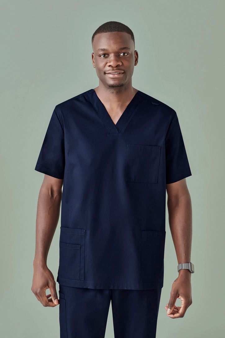 Biz Care MENS TOKYO V-NECK SCRUB TOP CST141MS
