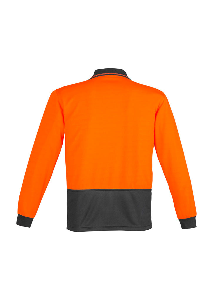 Syzmik Unisex Hi Vis Basic Spliced Polo - Long Sleeve ZH232