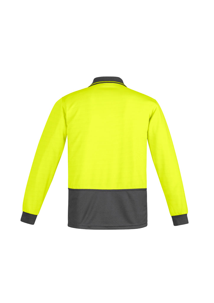 Syzmik Mens Comfort Back L/S Polo ZH410