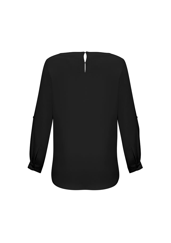 Ladies Madison Boatneck Blouse - S828LL