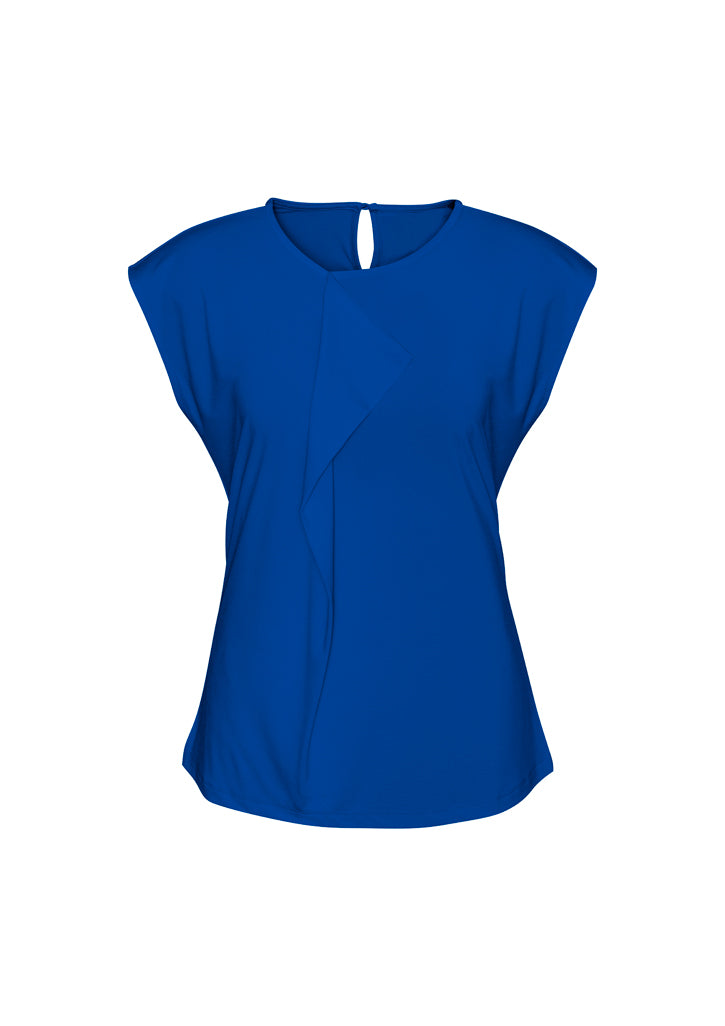 Ladies Mia Pleat Knit Top - K624LS