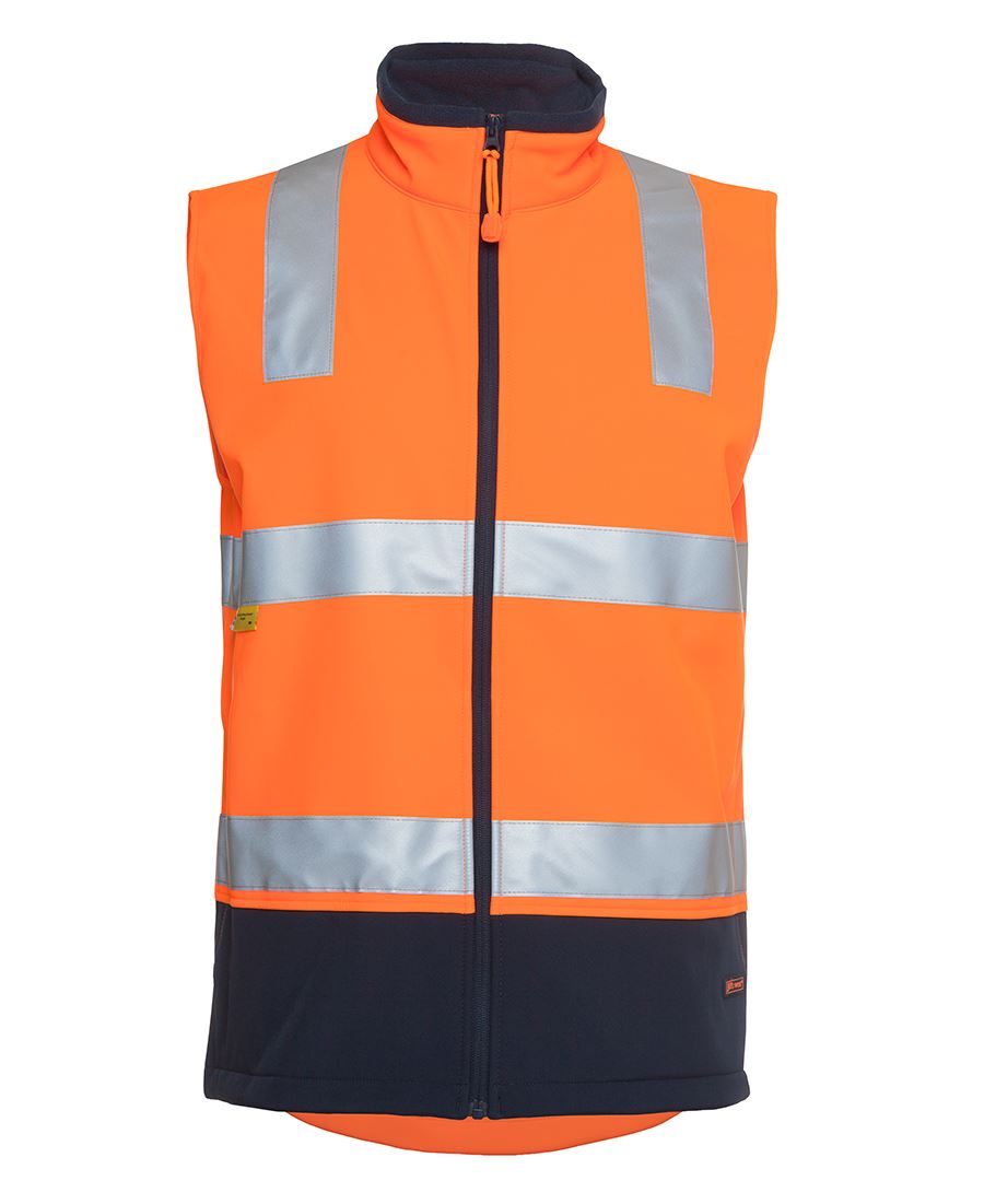 JB's Wear Hi Vis (D+N) Softshell Vest 6D4LK