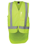 JB's Wear Hi Vis Zip Drop Tail H Pattern (D+N) Vest 6DNDV