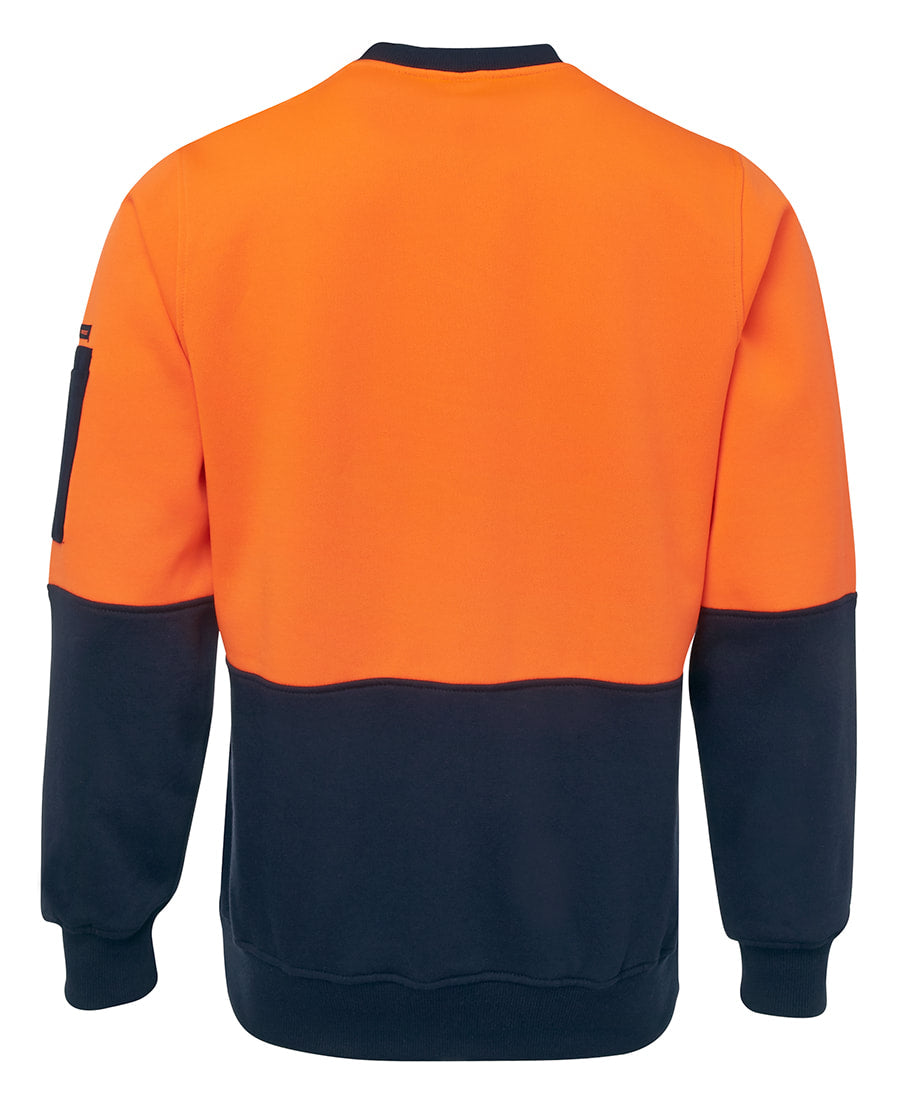 JB's Wear Hi Vis Fleecy Crew 6HVCN