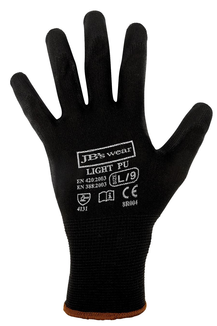 JB's Wear BLACK LIGHT PU BREATHABLE GLOVE (12 PACK) 8R004