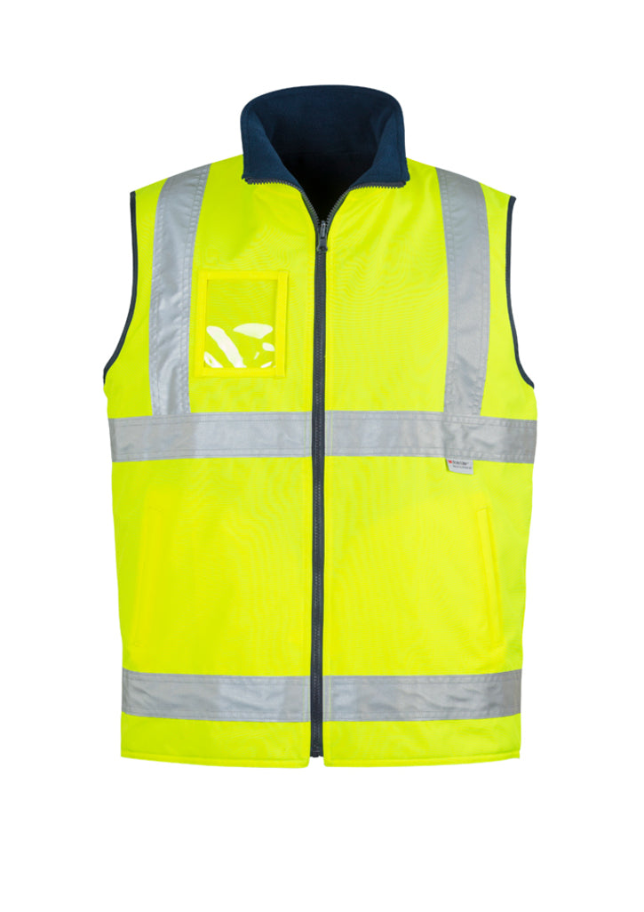 Syzmik Mens Hi Vis Lightweight Fleece Lined Vest ZV358