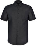 Benchmark M7400S ASCOT MENS SHORT SLEEVE DOT JACQUARD STRETCH SHIRT