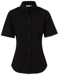 Benchmark M8020S Women's Cotton/Poly Stretch Sleeve Shirt