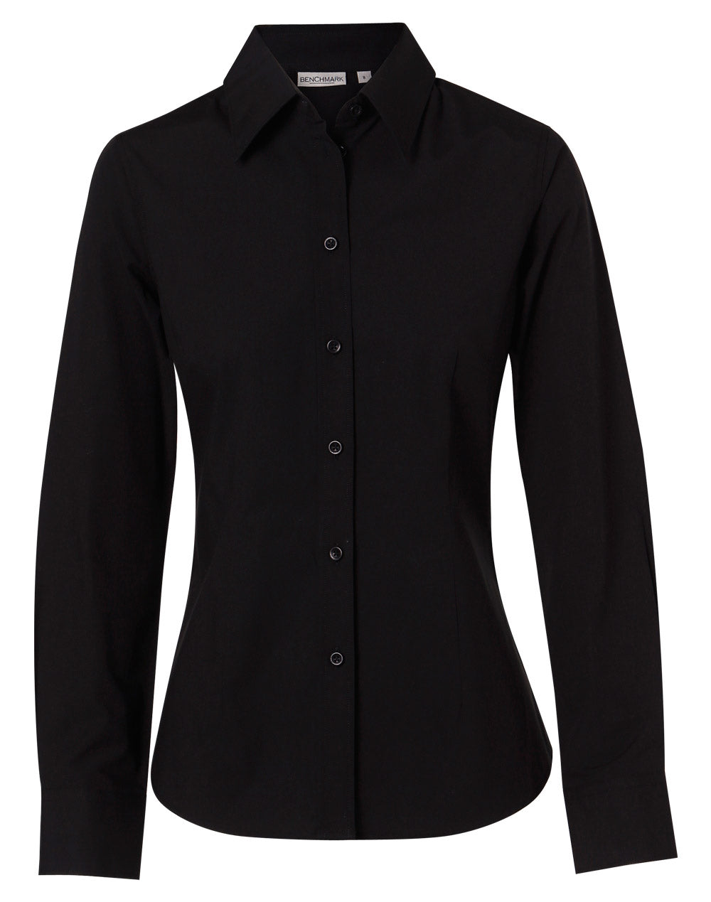 Benchmark M8020L Women's Cotton/Poly Stretch Long Sleeve Shirt