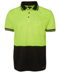 JB's Wear Hi Vis S/S Traditional Polo 6HVPS