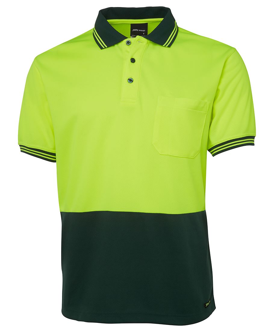 JB's Wear Hi Vis S/S Traditional Polo 6HVPS