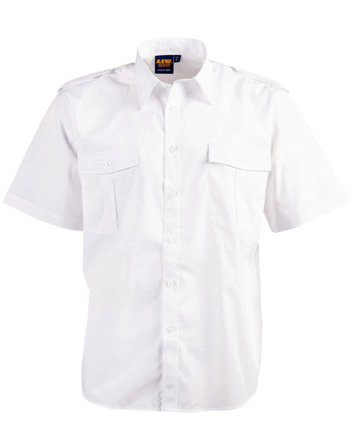 Benchmark BS06S Epaulette Short Sleeve-Unisex