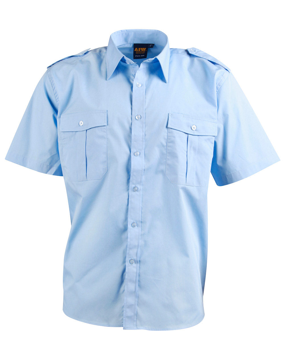 Benchmark BS06S Epaulette Short Sleeve-Unisex