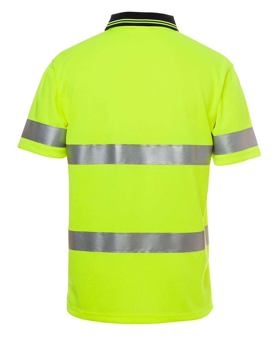JB's Wear Hi Vis S/S (D+N) Traditional Polo 6HVST